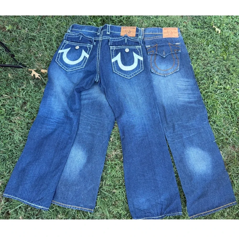 VINTAGE True Religion Billy SuperT Jeans Made in USA horseshoe pocket y2K Bundle